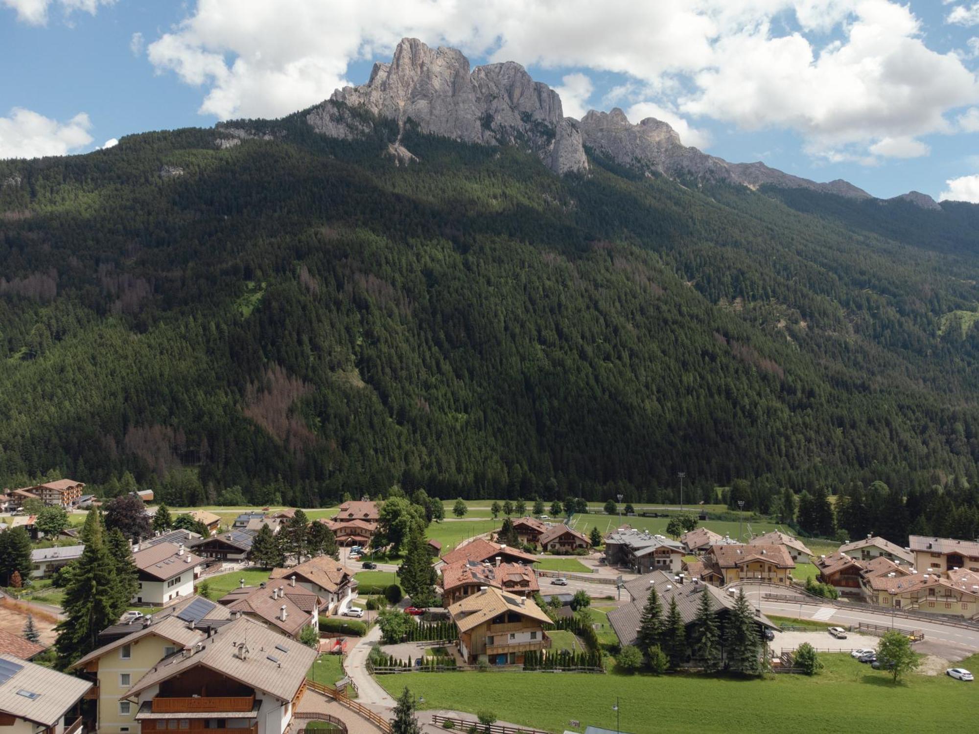 Berg Hotel Latemar Spitze Vigo di Fassa Exterior foto